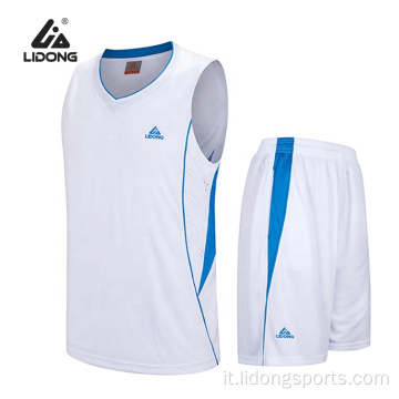 Sports set di camicia da basket ad asciugatura rapida traspirante
